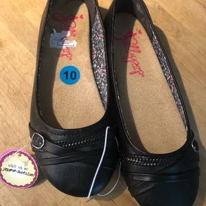 Jellypop ballet flats black 10